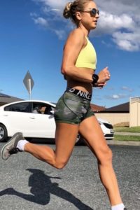 Genevieve Gregson running