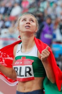 Krystsina Tsimanouskaya athlete