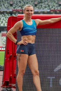 Krystsina Tsimanouskaya runner